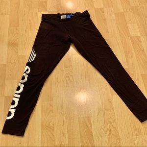 ♻️Small Adidas Leggings, Lettering on Legs